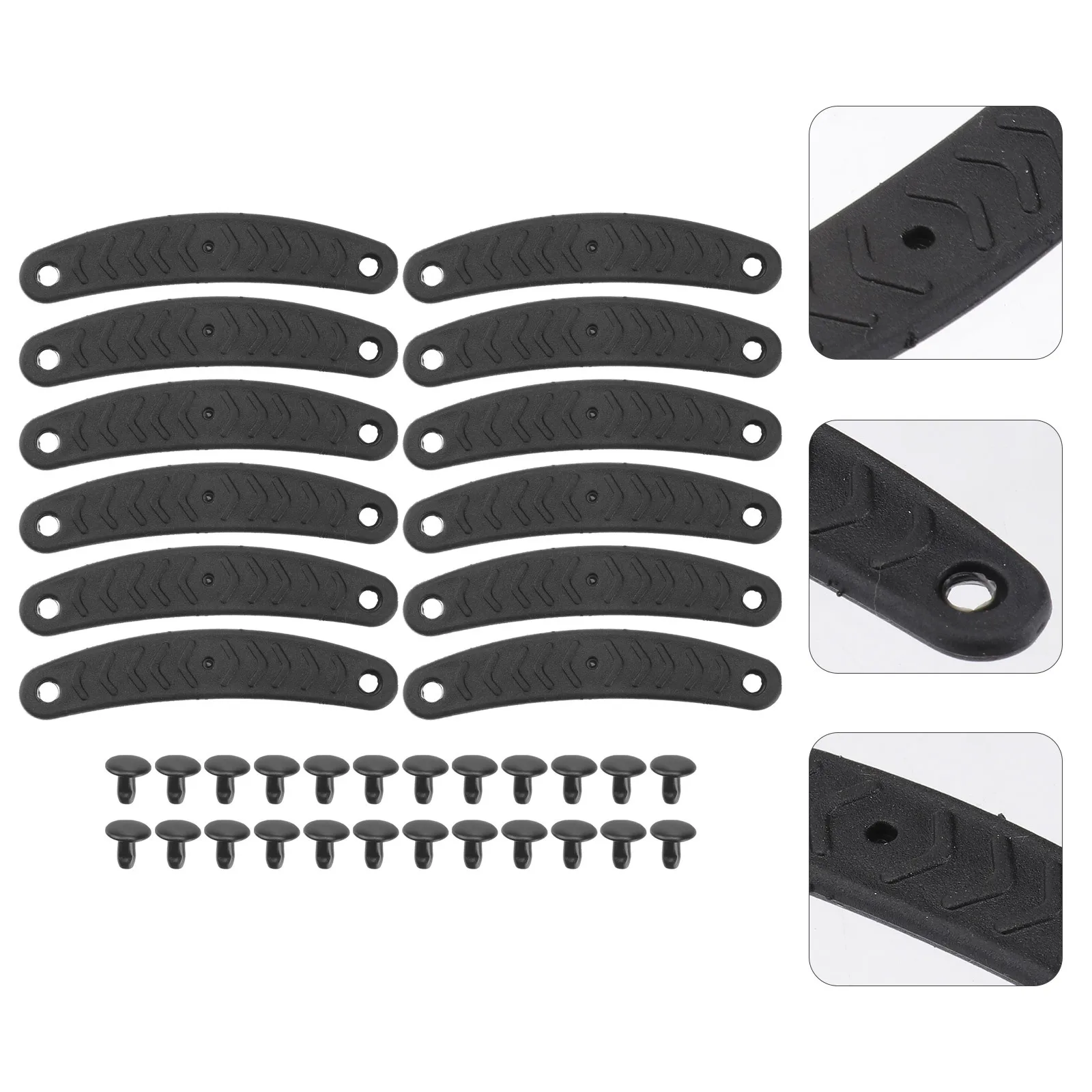 

12 set 12 Sets Nose Bridge Fixator Clips Plastic Mask Nose Clips For Cycling Windproof Face Mask Replacement Accessories