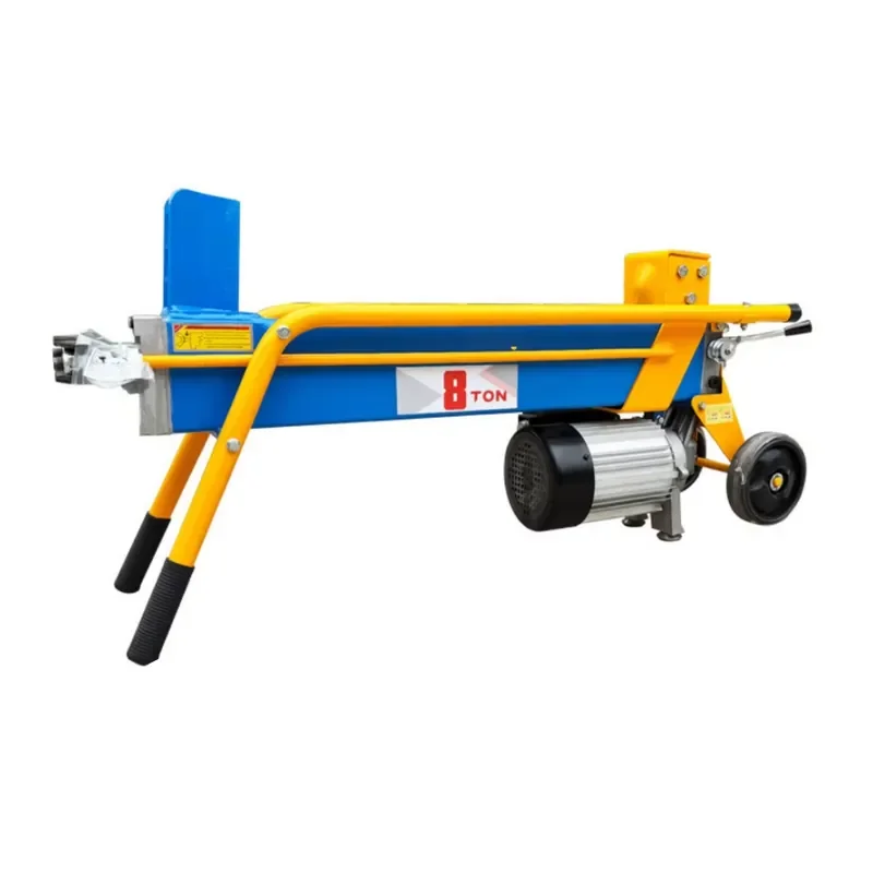 8-ton Horizontal Electric Firewood Processor Wood Splitter,