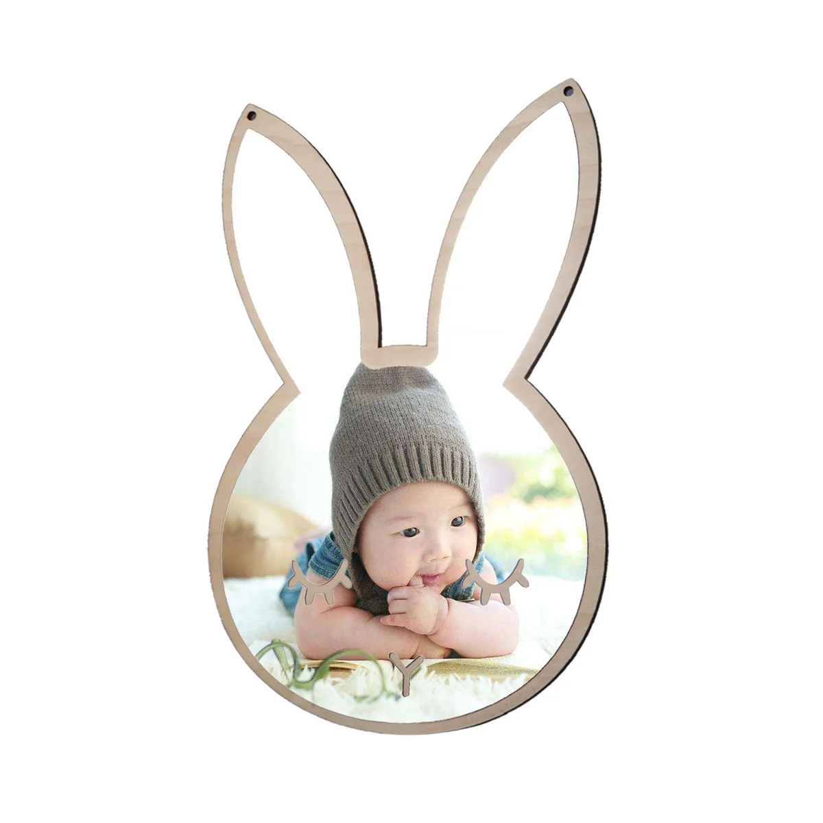 

Cute Acrylic Rabbit Shaped Mirror Self-Adhesive Wall Decal for Nursery Room Decor Shiny Clear Finish Easy Installation Gift