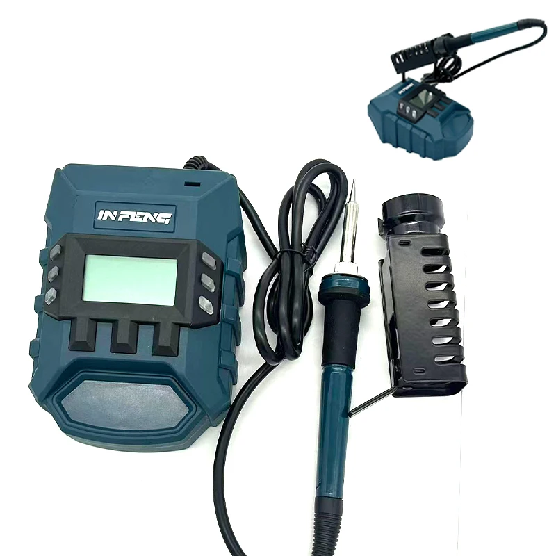 Portable Cordless Rapid-heating Soldering Iron for BL1820,48-11-1811, BAT607 18/20V Li-ion Battery Featuring USB&Type-C Ports