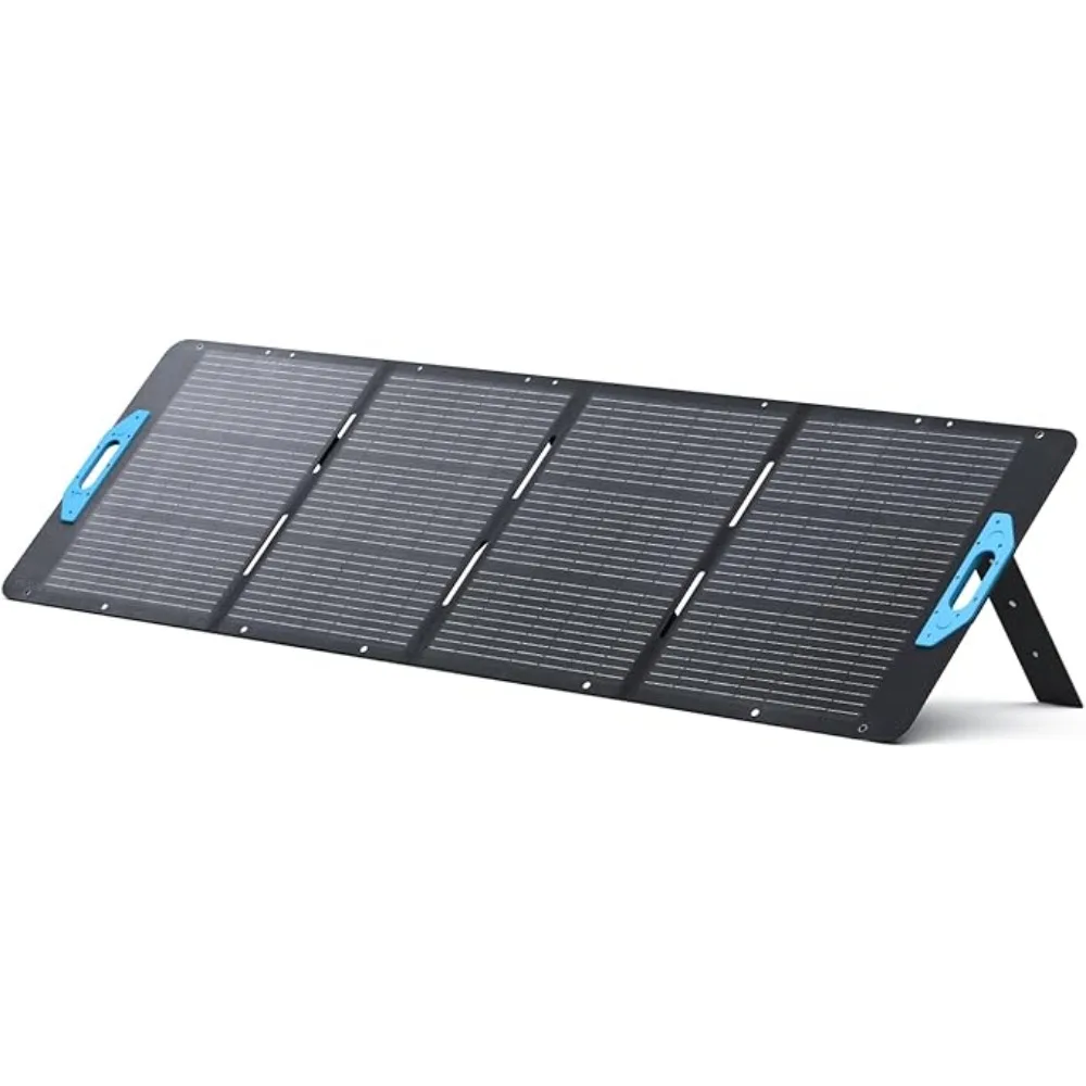 Solar Panel with Adjustable Kickstand, 200W Foldable Portable Solar Charger 23% Higher Energy Conversion Efficiency