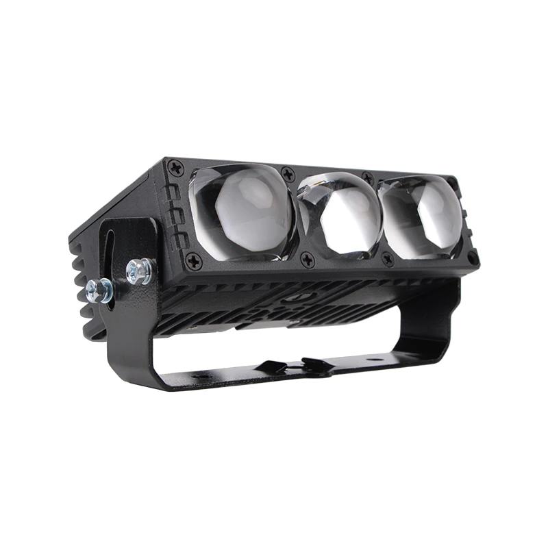 

Ultra bright 180W Power Bi-LED grille light 3 lens white 6000K waterproof 12V 24V car auxiliary light fog light high low beam