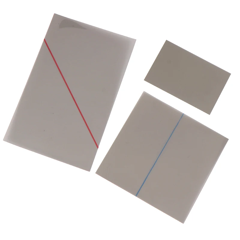 2Pcs Polarized Filter Film Sheet For Gamboy Advance GBA SP GB DMG GBP GBA GBC NGP WSC Backlit Screen Modify Polarizing Part