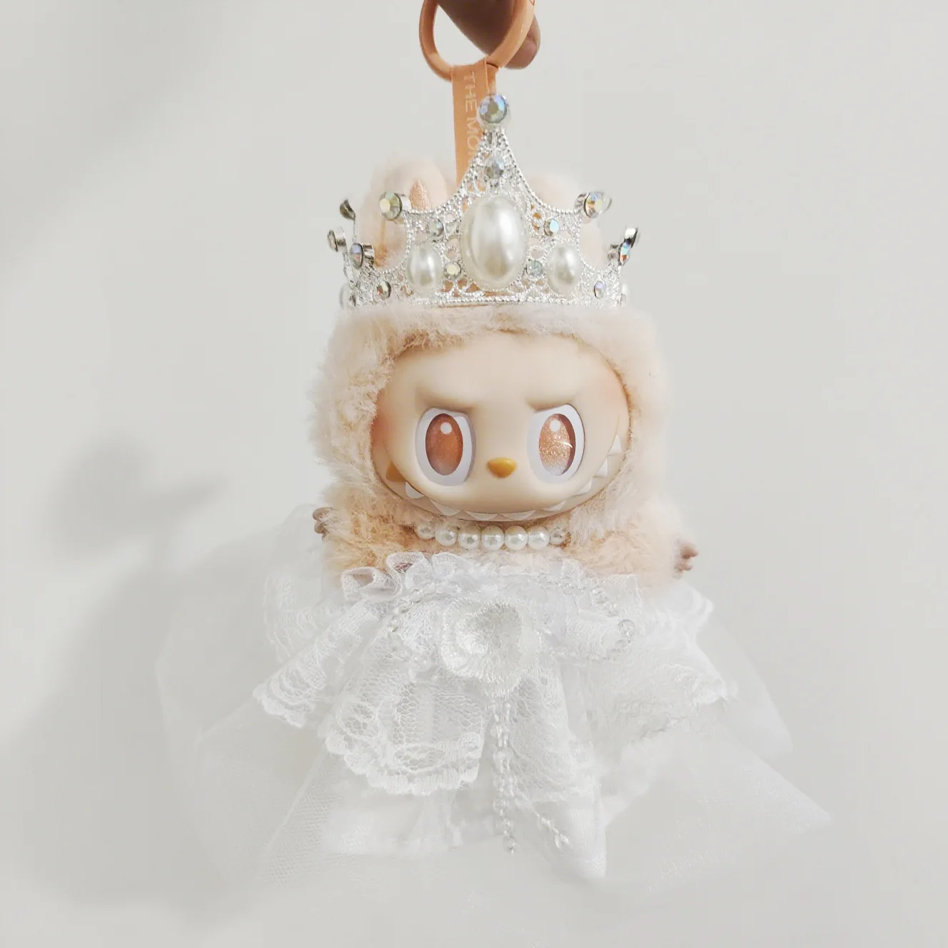 

Wedding Dress Set 17CM Pendant Labubu Doll 1st 2nd and 3rd Generation Labubu Doll Accessories Outfit Doll
