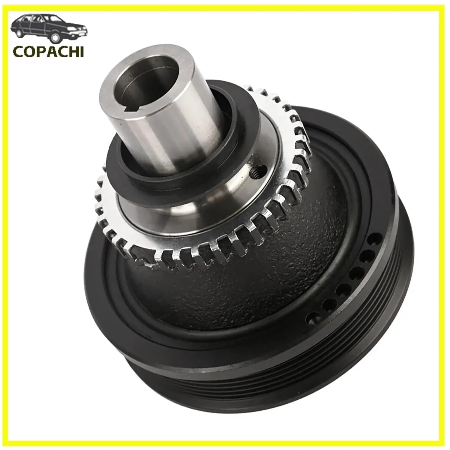 

1pc Crankshaft Pulley LR031685/LRO07437 For 2005-2009 Land Rover LR3 4.0L Engine Car Accessories Parts Replacement