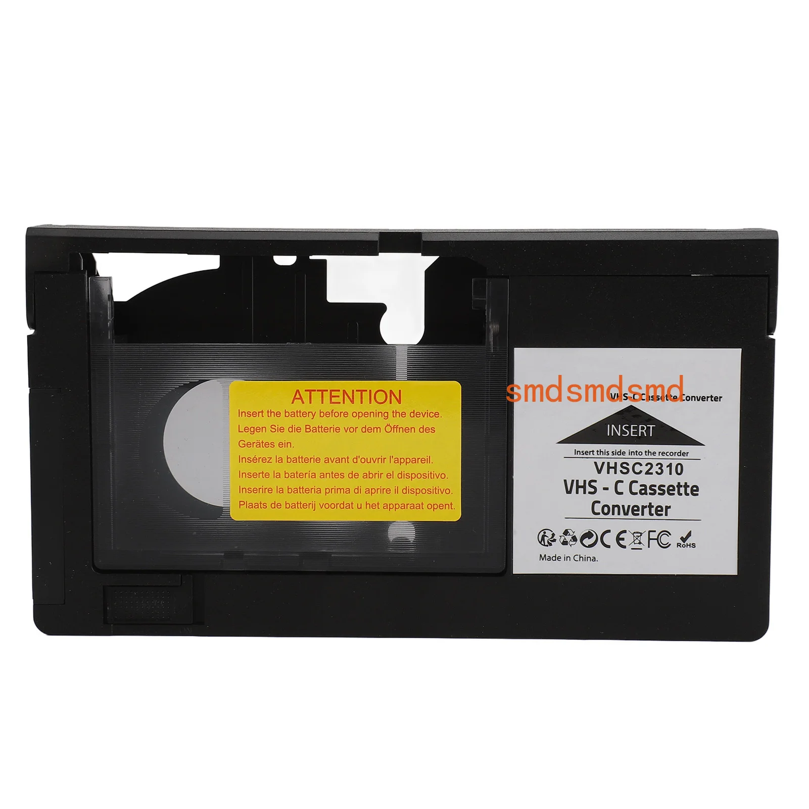 Camcorders Cassette Adapter Playback Recording Video Cassette Adaptor One Key Control for S‑VHS‑C S‑VHS Tapes