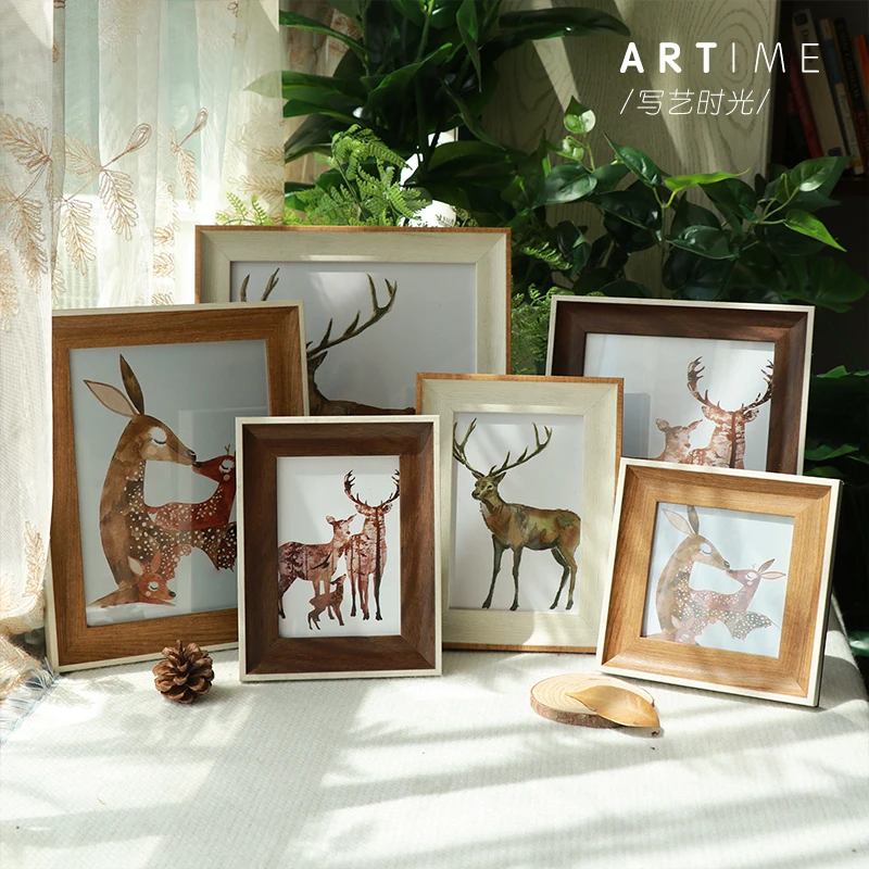 Nordic Modern Picture Frame Minimalist Environmentally Friend Picture Frames Resin Vertical Home Decorated Moldura De Foto XYXK