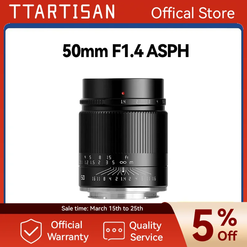 Ttartisan 50Mm F1.4…