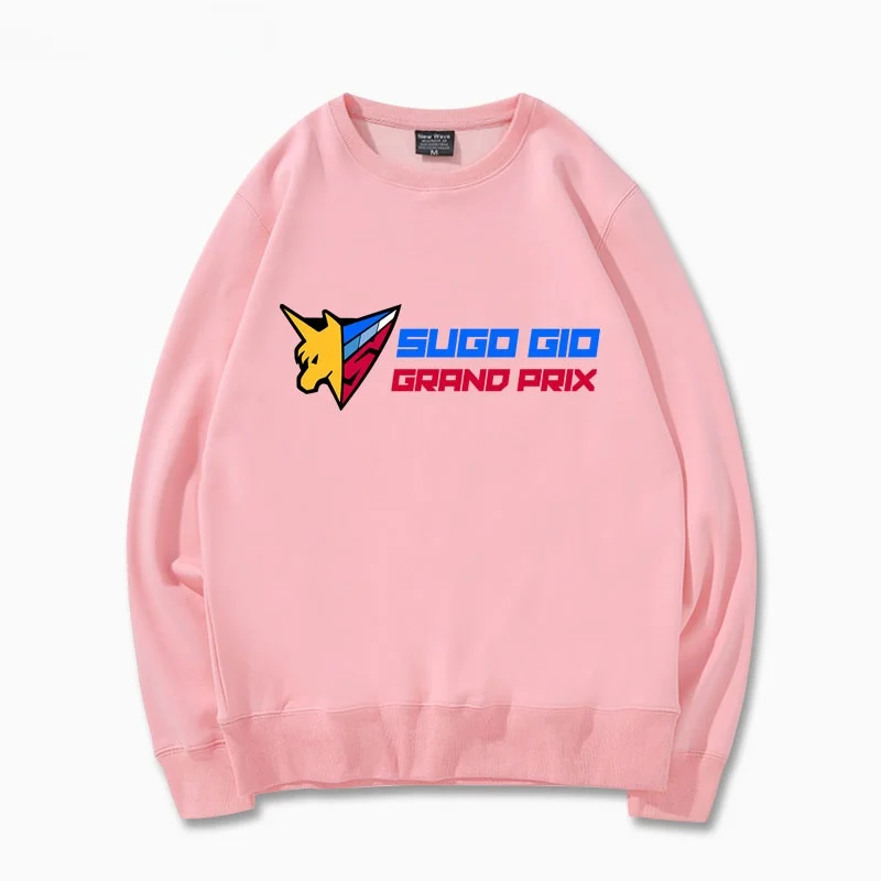 Anime GPX High Intelligence Formula Sweatshirt Unisex Long Sleeve Printed Casual Top Cotton Polyester Blend Autumn Wear