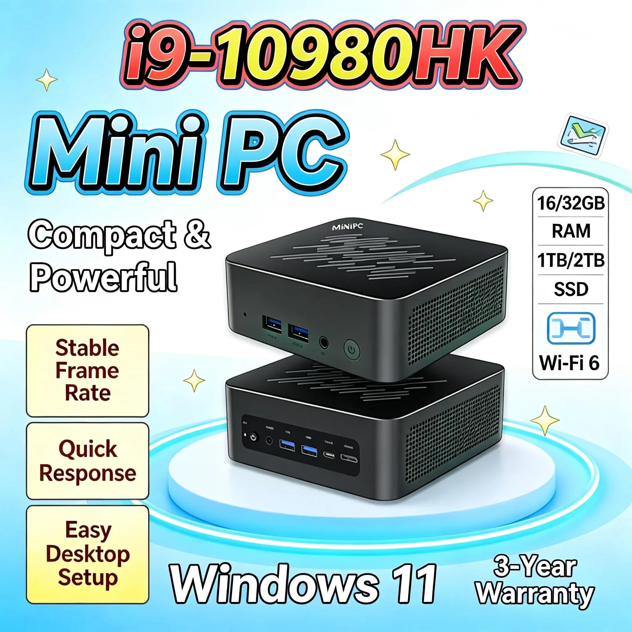 2026年型-新型ミニpc-windows-11-intel-core-i9-10980hk-32gb-ram-1tb-2tb-ssd-wifi6-bt52-4k-hd-ゲーミング-オフィス-学習用-デスクトップコンピュータ