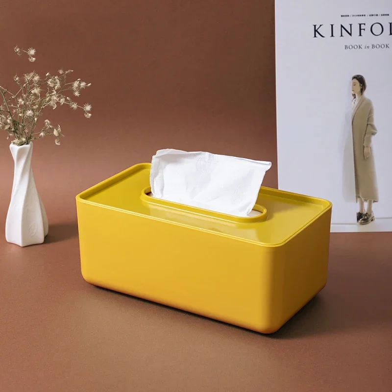 Tissue Boxes Cute Maiden Plastic Napkin Holder Home Bedroom Bedside Pumping Paper Storage Boxes Kitchen Storage & Organization