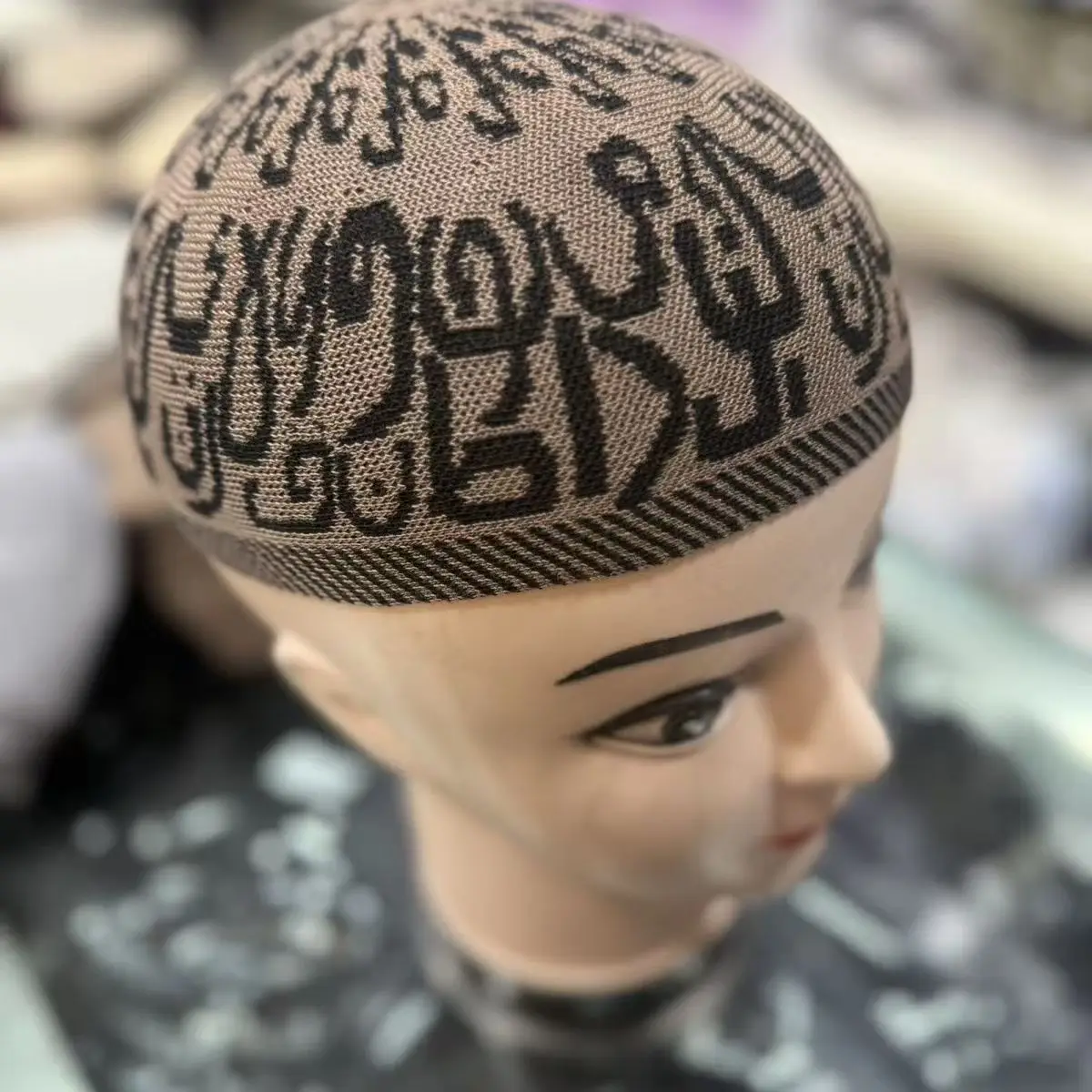 Free Shipping Muslim Caps For Men Colthing Crochet Knit Hat Turkey Kufi Islamic Kippah Jewish Turban White Cotton Mesh 0779