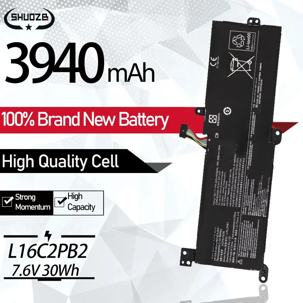 

New L16M2PB1 Battery For Lenovo Ideapad 320-14AST 330-17IKB 520-15IKB S145 V320 330 Series L16L2PB2 L16S2PB2 L16C2PB1 L17L2PF1