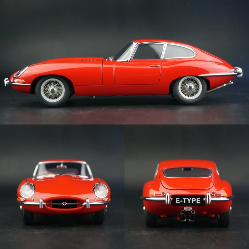 Autoart 1:18 E-type Series I 3.8 Red Simulation Limited Edition All Open Alloy Metal Static Car Model Toy Gift