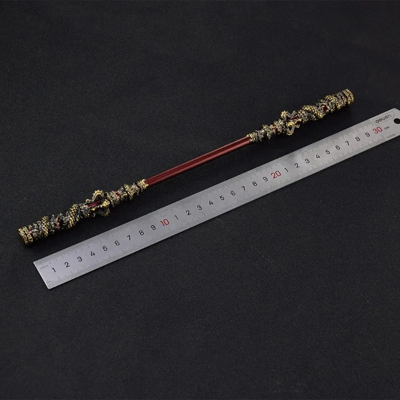 30Cm Zwarte Mythe: Wukong Sun Wukong Magic Gouden Knuppel Spel Anime Metalen Zwaarden Katana Wapen Model Ornament Ambachten Geschenken Speelgoed