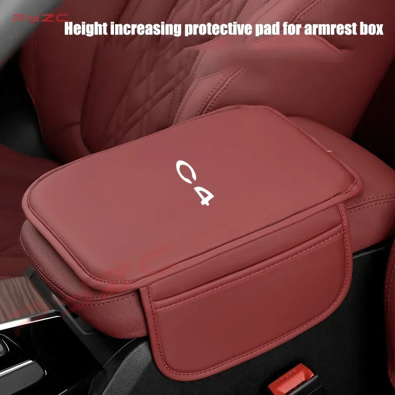 For Citroen C4 C5 C3 Car Armrest Box Pad Center Console Arm Rest Storage Pocket  Auto Accessories