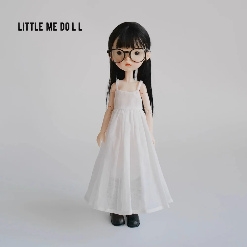 

【Без рисунка】Одежда для женской куклы ручной работы, аксессуары, хлопковое элегантное платье, подходит для фигурки, модель для Azone Ob22 Ob24 Blyth