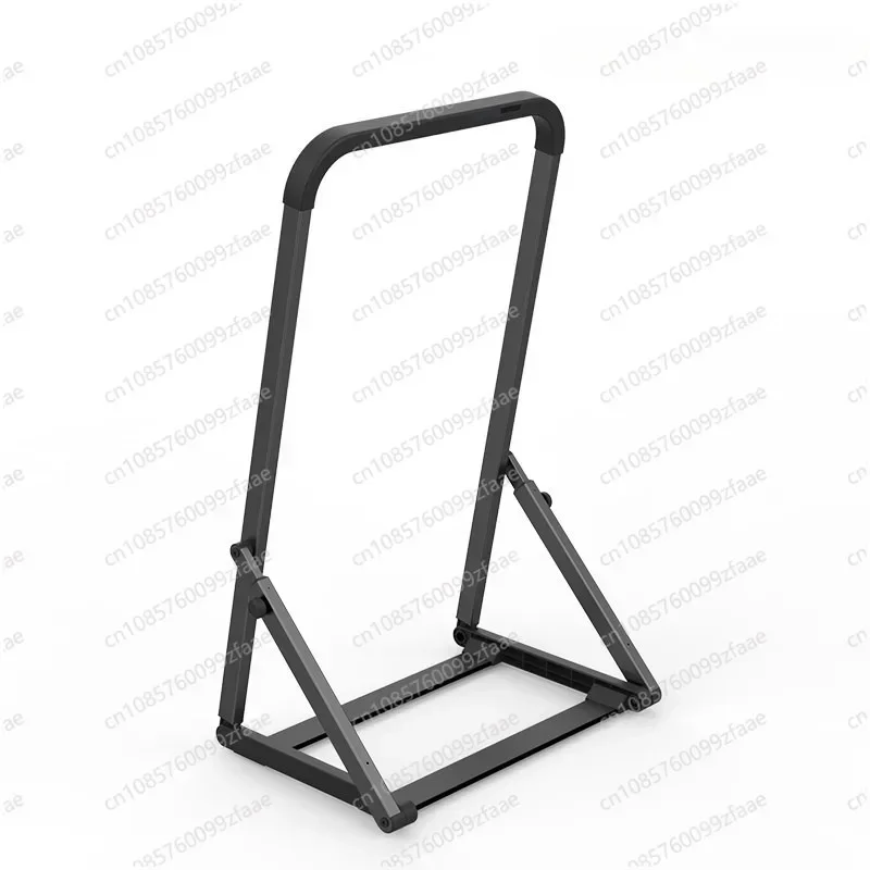 Walking machine handrail, removable handrail bracket