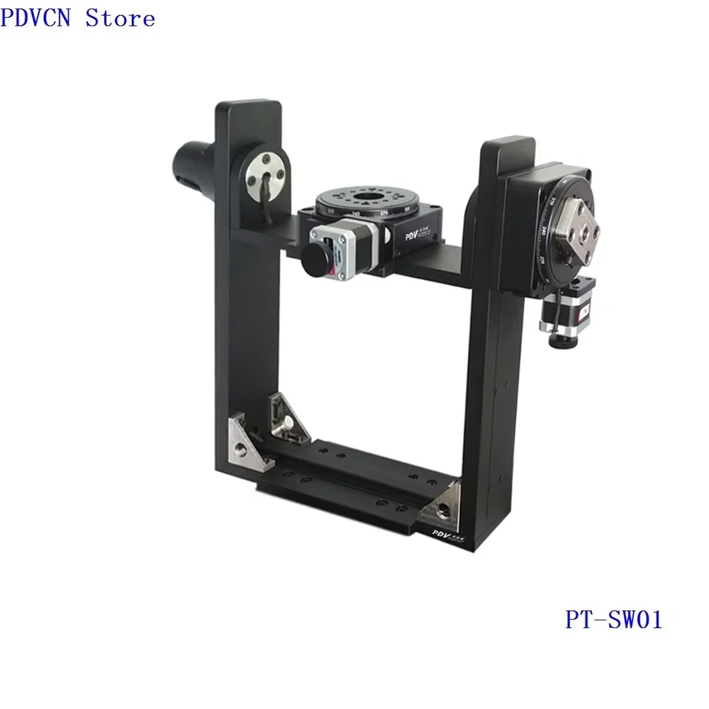 Electric three-dimensional rotation / displacement / angular position platformSW01