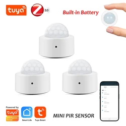 COOLO-Sensor de movimiento Tuya ZigBee PIR, Detector infrarrojo de cuerpo humano para el hogar, seguridad, vida inteligente, funciona con Alexa y Google Home