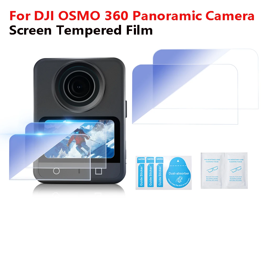 

STARTRC Tempered Glass Film for DJI OSMO 360 Screen Protector Film For OSMO 360 Panoramic Camera Anti-Scratch Glass Accessories