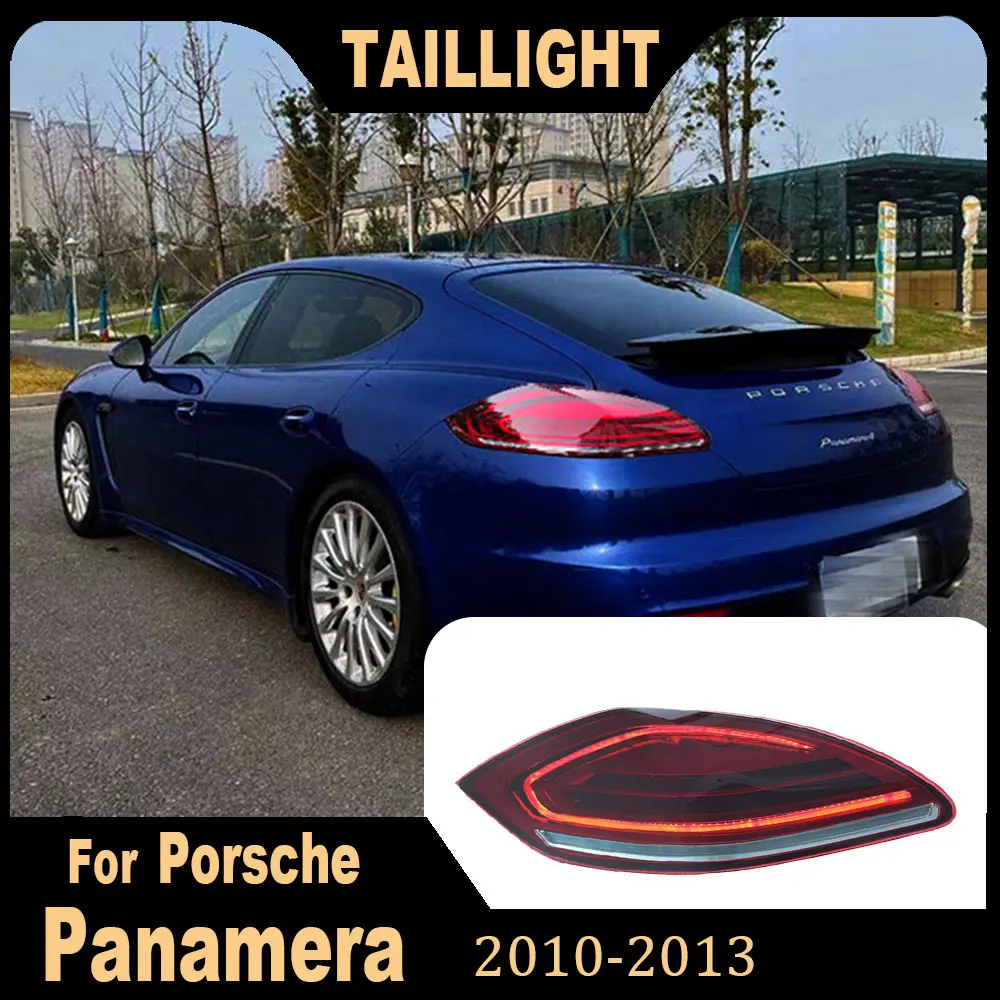 Luces LED completas para Porsche Panamera 970, 2010, 2011, 2012, 2013, nuevo conjunto de lámpara trasera, accesorios para automóviles, señal de giro secuencial