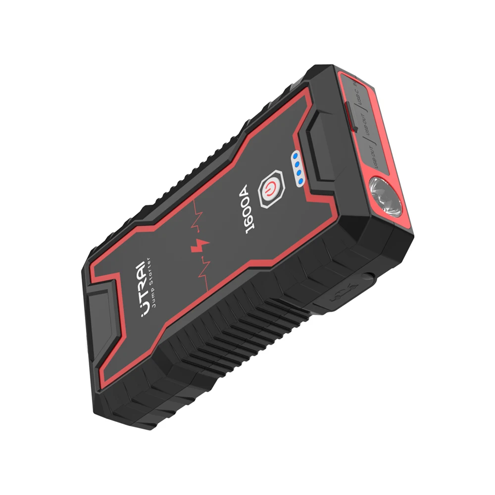 

Car Jump Starter Emergency Tool 12V Car Battery 1600A 16000mAh Portable Power Bank With Safety Hammer Starting Device