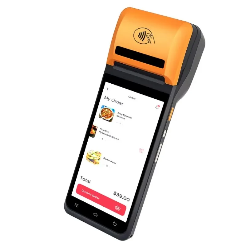 Jepower 5.5 Inch Rugged Handheld POS Machine Android 13.0 with QR Code Scanner and Printer 4G System