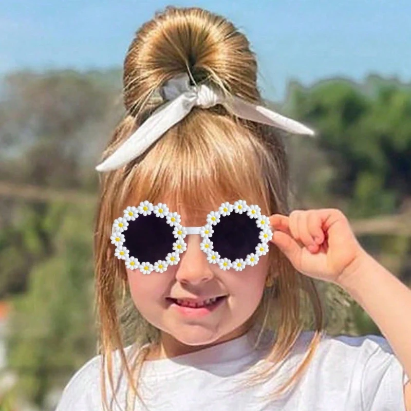 1/4/6Pcs 2026 Boys Girls Cute Newest Double Colors Cat Bowknot Shape Kids Children Baby Sunflower Fashion Glasses Eyewear