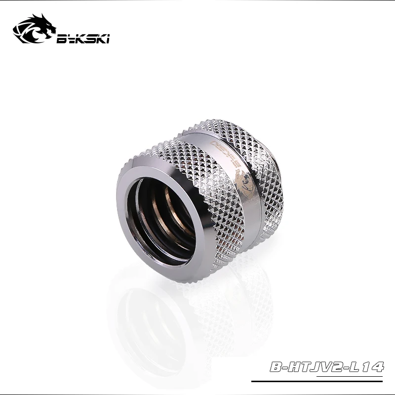 Bykski G1/4 B-HTJV2-L14 14mm Rigid Hard Tube Compress Connector Fitting