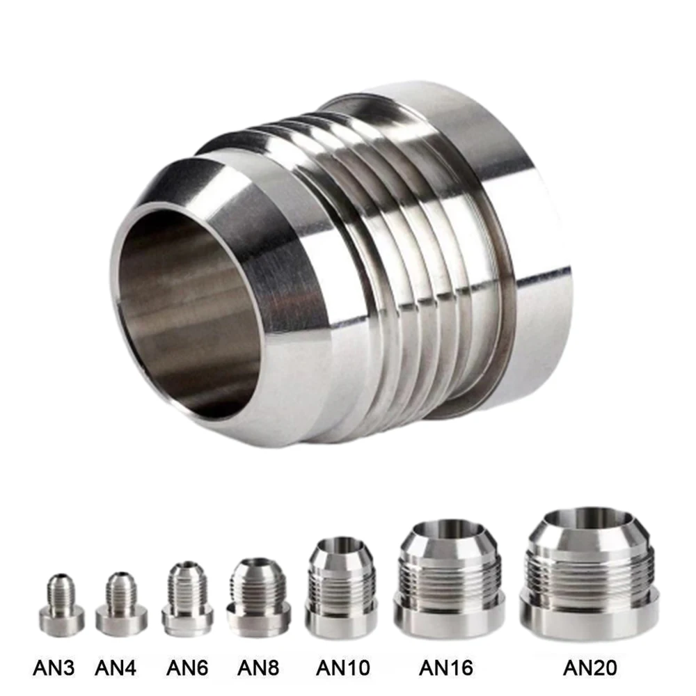 

AN20 AN16 AN12 AN10 AN8 AN6 AN4 AN3 Male Billet 6061T6 Aluminum Alloy Welded Joint ON / Weld IN Fitting Bung
