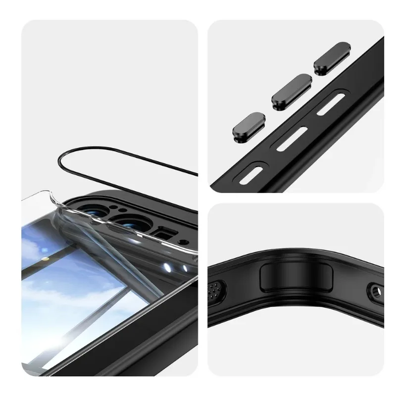 Magnetic Stand Glossy Clear Case For Google Pixel 10 Pro XL Pixel 10Pro 9A 9 Acrylic Hard PC Shockproof Protection Back Cover