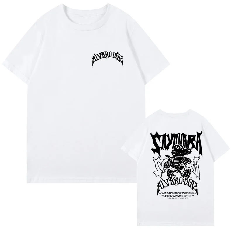 مغني الراب ألفارو دياز فيليسيليانديا الجرافيك تي شيرت الرجال النساء الملابس موضة القوطية عالية الجودة القطن تي شيرت قصير الأكمام بلايز #2