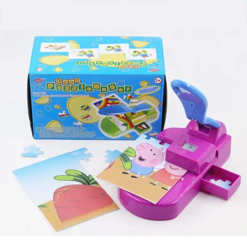 Kids DIY Educational Puzzle Toy Making Jigsaw Cutter Animal Cartoon Traffic Tangram Jigsaw Craft Paper Cutting Machine Gift