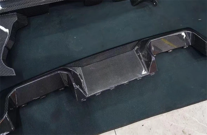 ل BMW G87 M2 2019 2020 2021 2022 2023 2024 ReaI ألياف الكربون الجافة الوفير الخلفي الشفة المفسد عدة