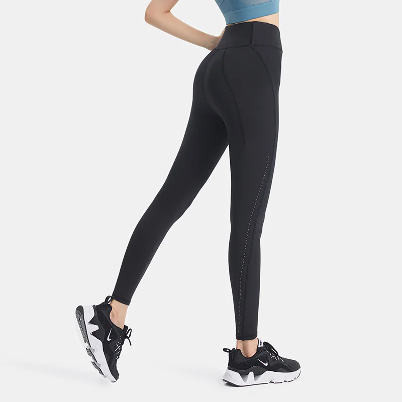 Fitness Female Full Length Leggings High Waist Sports Yoga Pants Running Wear Outside Sportswear Gym Clothing Workout Pant