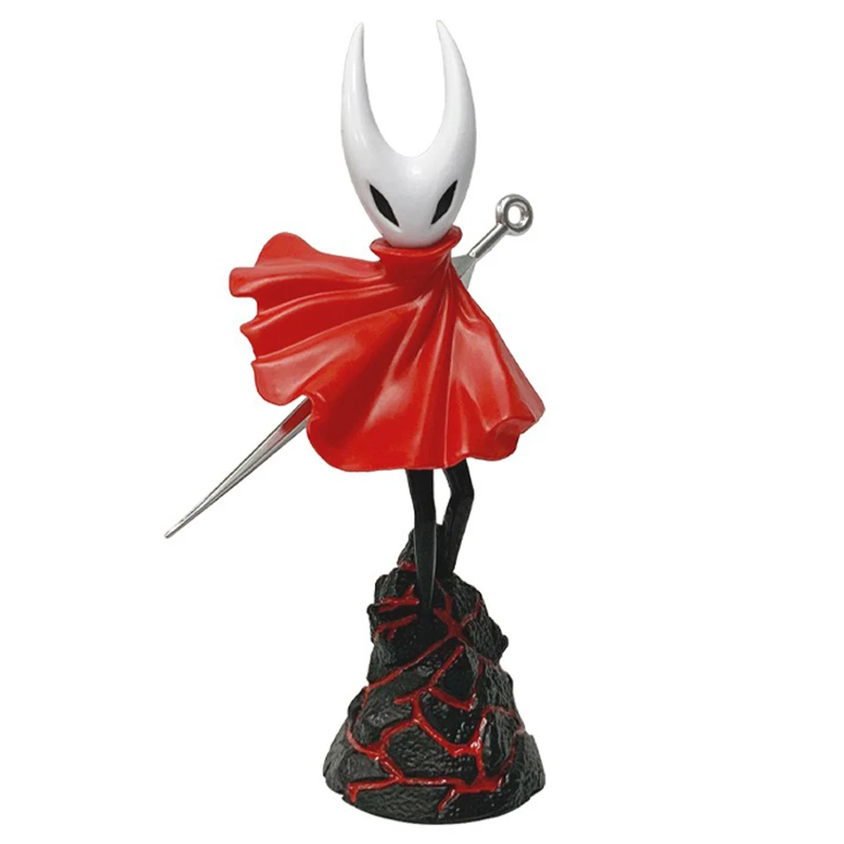 Hollow Knight - 19cm Figurka Anime Małego Rycerza Figurka Akcji Hornet Gadżet z Gry Model PVC Ozdoba Kolekcjonerska Zabawka