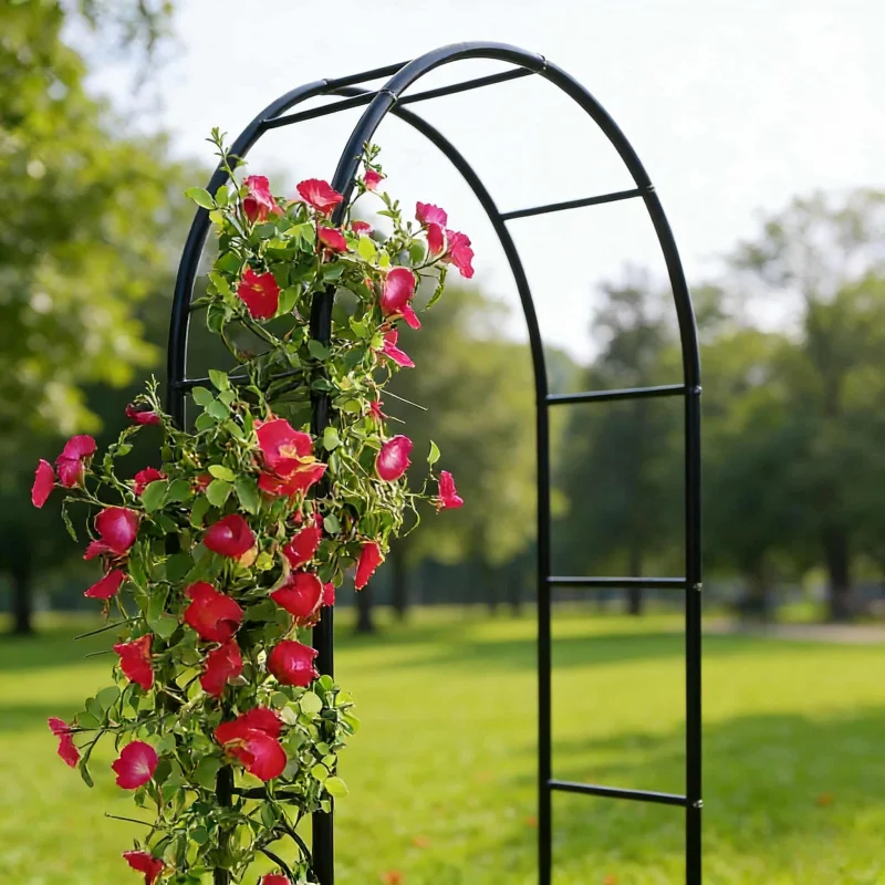 

Уличная арка-опора для вьющихся растений (роз, глициний) 1-2 местная, усиленная, персонализированная, для свадебного декора, газонная арка, подставка для цветов, каркас для вьющихся растений