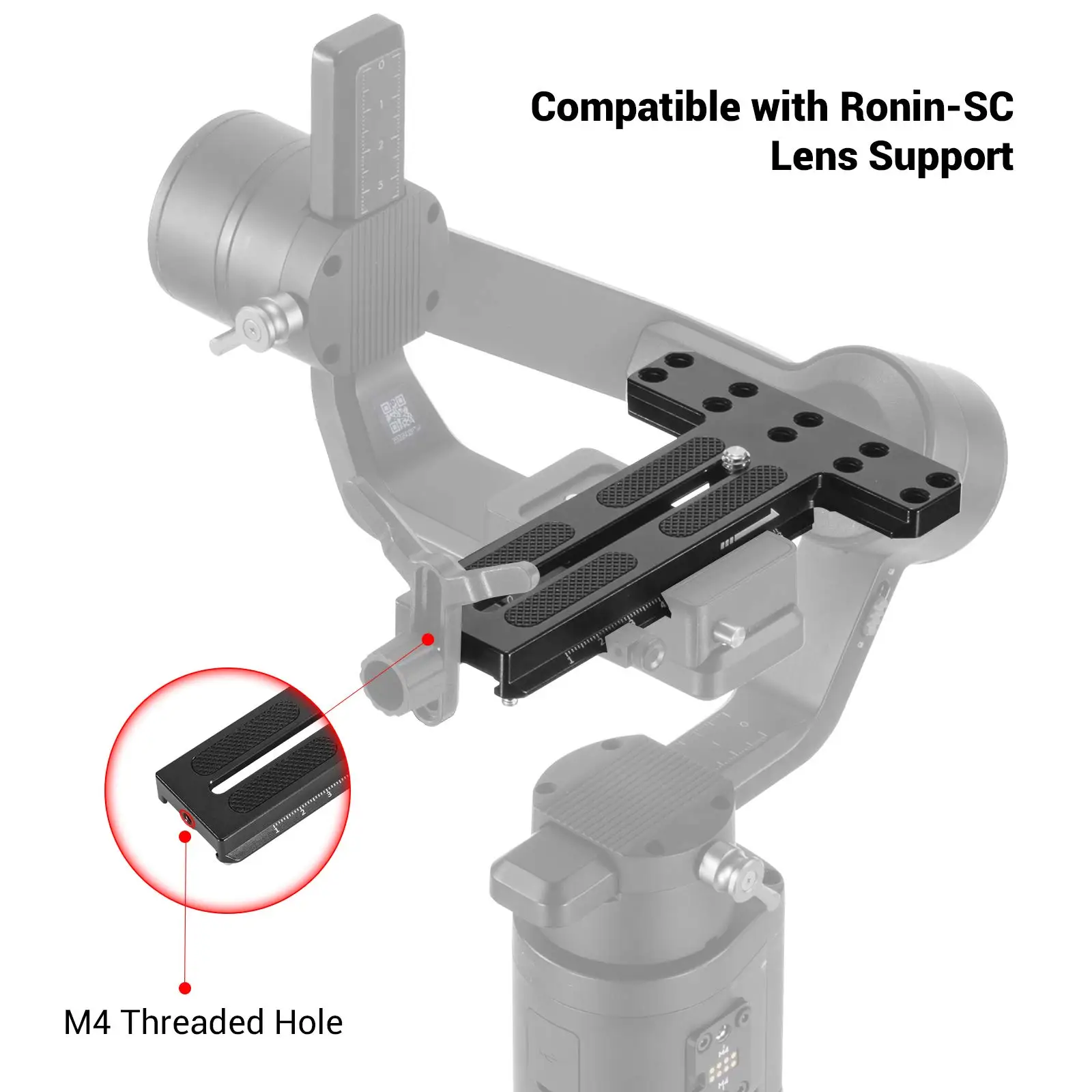 SmallRig DSLR Camera Gimbal Ronin SC Plate Counterweight Mounting Plate for DJI Ronin-SC Stabilizer fr Video Balance Adjust 2420