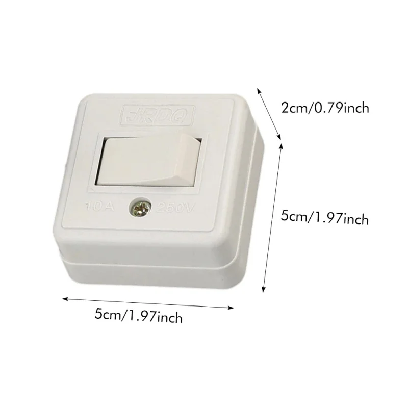 

Новый домашний настенный светильник, нажимной переключатель для поверхностного монтажа. 10А 250В. 1 GANG 2 SNAP SWITCH GANG Аксессуары для умного дома