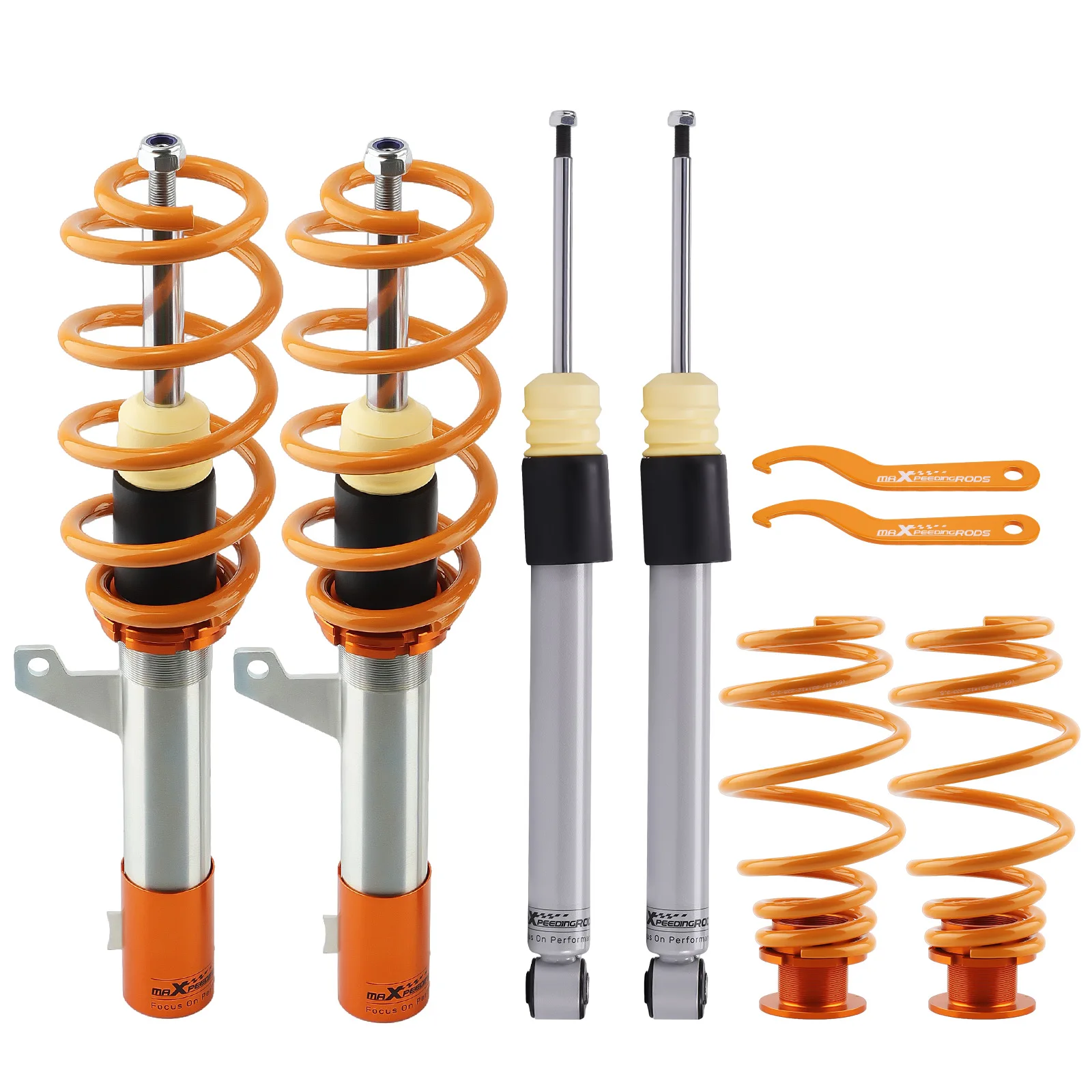 Shock Absorber Coilover Spring & Shock Assembly Coil for VW GOLF MK5 MK6 2.0TDi  For Audi A3 8P (FWD) 2006-2014