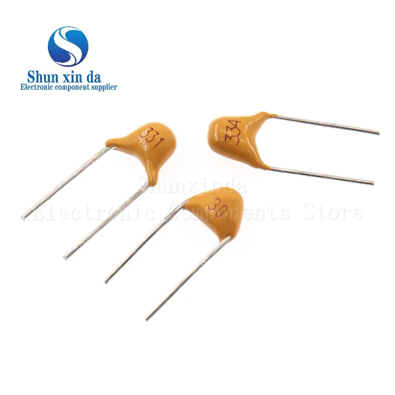 100 قطعة 50V 10PF ~ 10 فائق التوهج متجانسة السيراميك مكثف 22PF 47NF 220NF 1NF 4.7 فائق التوهج 1 فائق التوهج 101 102 104 105 106 103 474 100NF 330NF 0.1 فائق التوهج