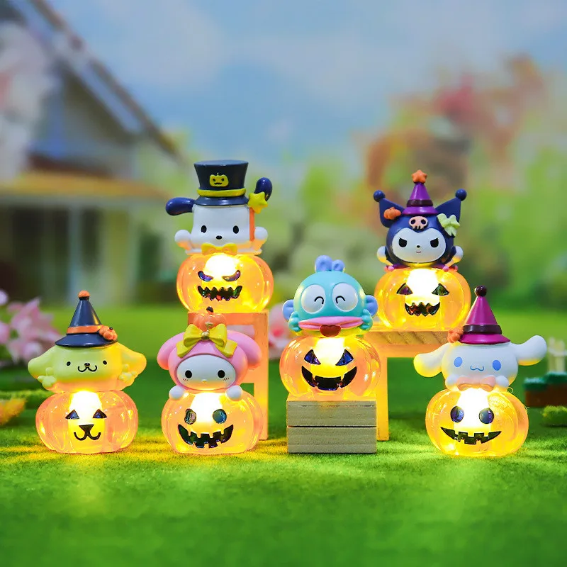 MINISO Kumimi ميلودي Pochacco مرحبا كيتي خمر متعة سعيد Hallowmas سلسلة أنيمي نموذج لجسم دمية صندوق أعمى لعبة مهرجان هدية #4