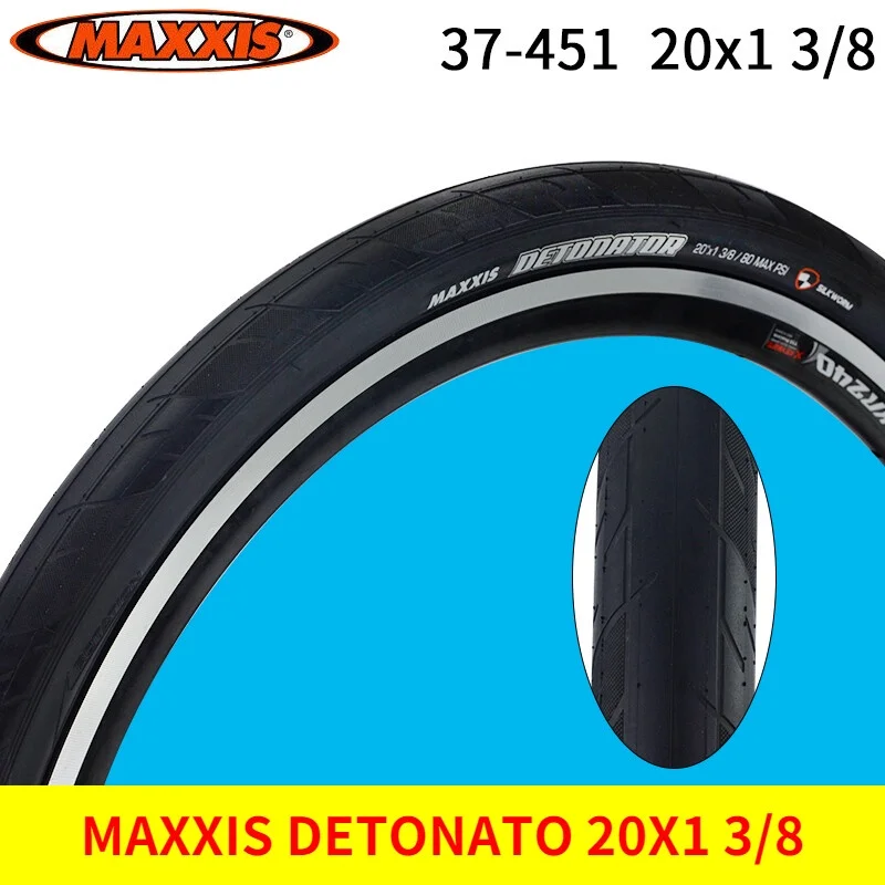 MAXXIS DETONATO 20X1-3/8 folding car puncture-proof tire 20 inch 37-451 outer tire