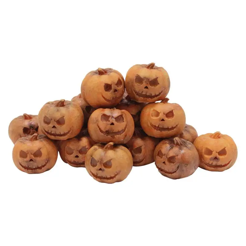 

Miniature Halloween Pumpkins Halloween Miniature Smile Pumpkin 20pcs Halloween Smile Pumpkin Resin Pumpkin Ornament Statue For