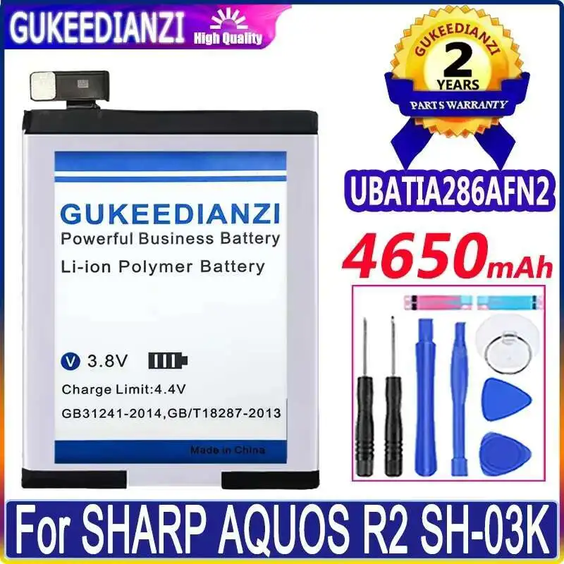 

Mobile Phone Battery Reliable Power Supply UBATIA286AFN2 For Sharp Aquos R2 SH-03K 4650Mah