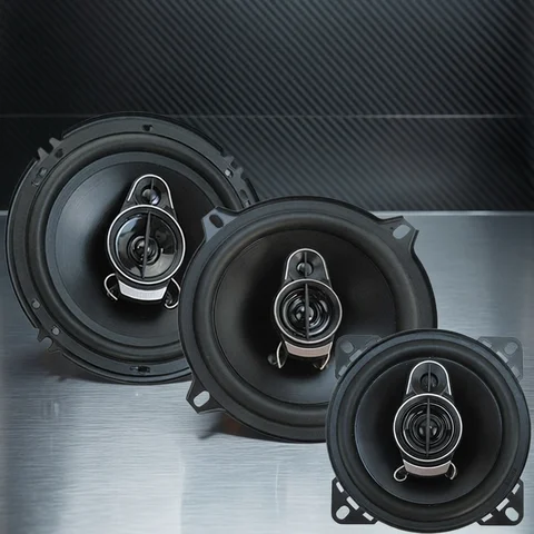 1Pair 4/5/6 Inch 3-Way Universal Car HiFi Coaxial Speaker 280W/320W/400W Auto Music Stereo Car Door Full Range Speakers Woofer