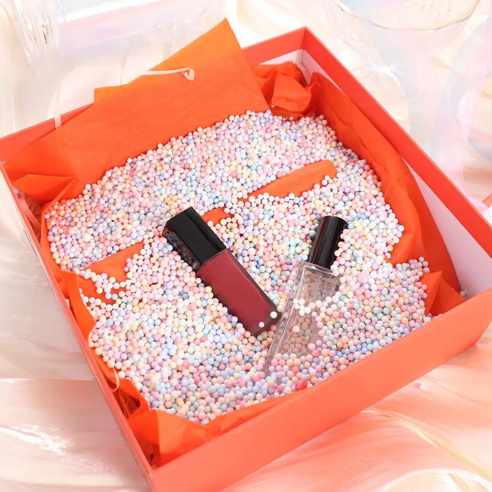 

Durable Macaron Foam Ball Resilient 2-4mm/4-6mm Packing Box Stuffing No Smell Foam Beads Halloween