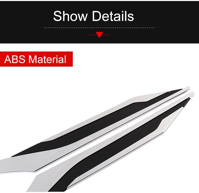 Für Toyota RAV4 XA50 2019 2020 2021 2022 2023 2024 2025 Hybrid Auto Blatt Bord Dekoration Auf Shark Gills Seite trim Streifen Aufkleber – Detail 4