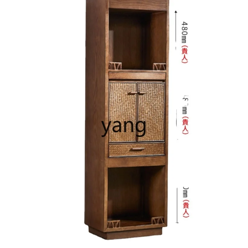 LMM New Chinese Buddha Niche Clothes Closet Home Living Room Modern God of Wealth Land God Cabinet